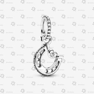 Pandora Good Luck Horseshoe Dangle Charm